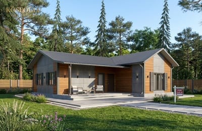 2+1 95 m² Prefabrik Ev