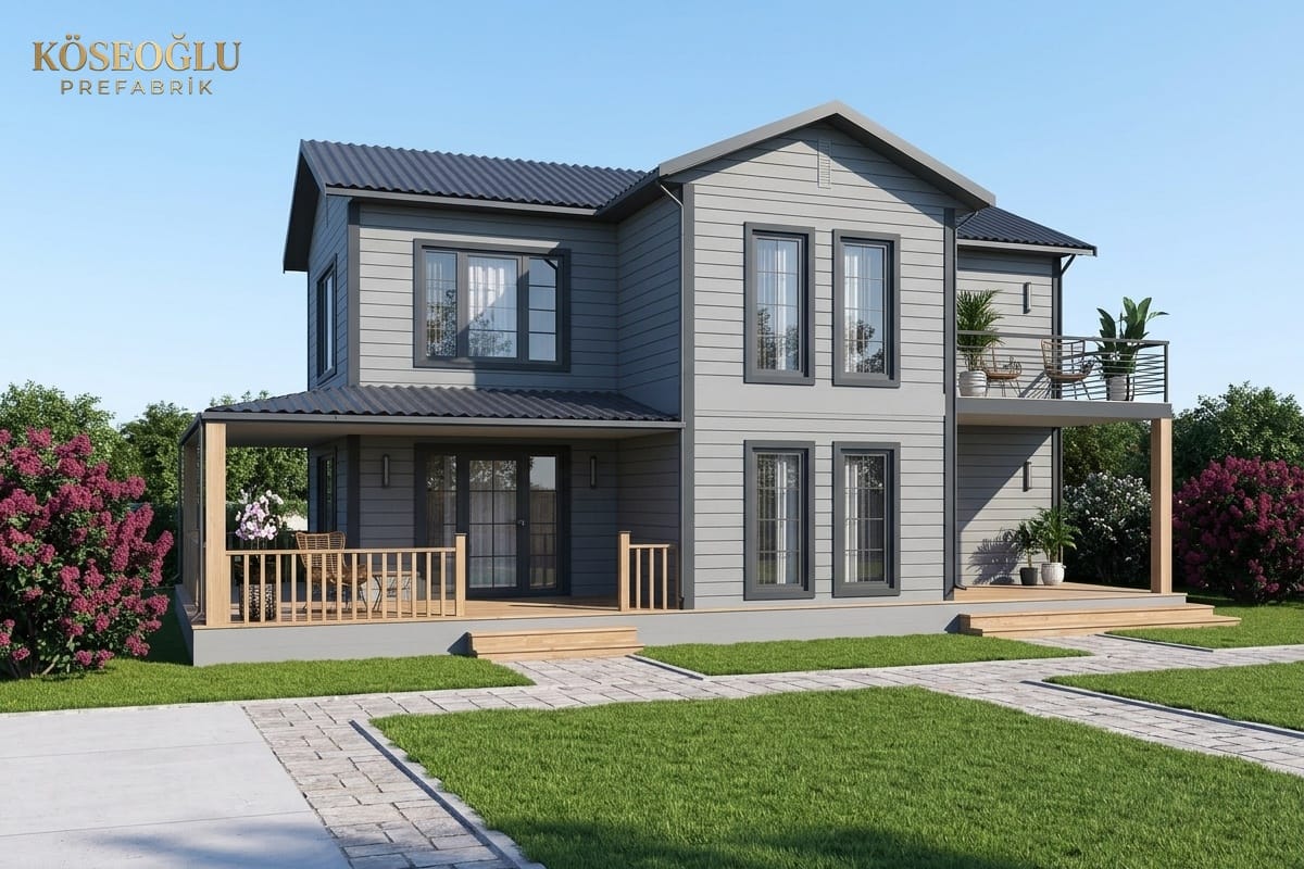 179 m² Prefabrik Ev