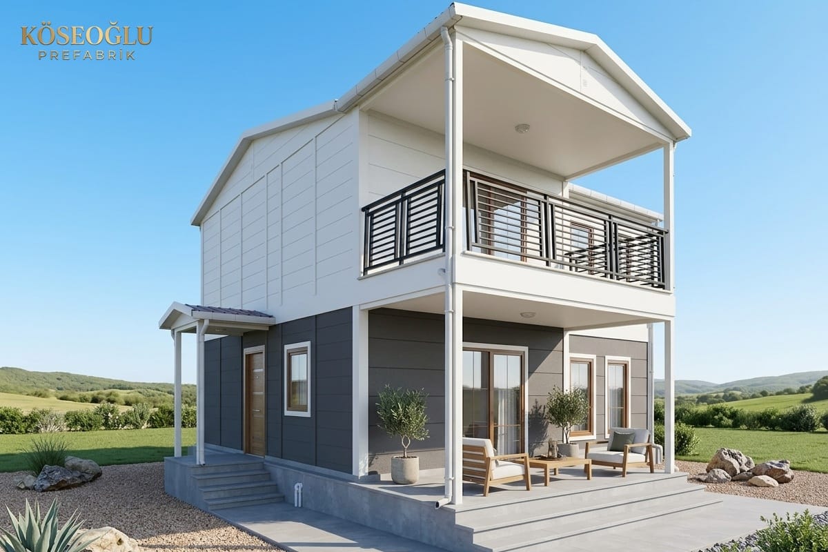 Kapaklı-Yanıkağıl-Dubleks 131m² Prefabrik Ev