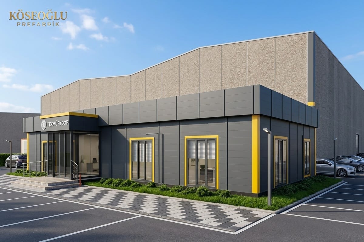 Ergene-Velimeşe OSB Prefabrik Ofis 170m²